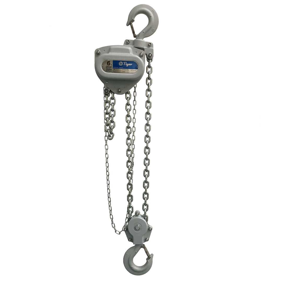 3 Ton x 10' Lift, Tiger Lifting PROCB Manual Chain Block