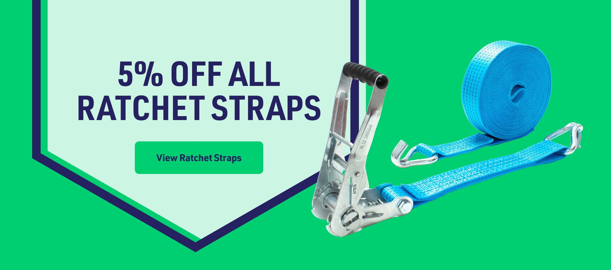 5% Off All Ratchet Straps